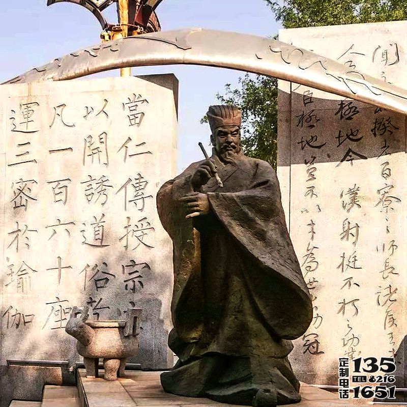 校園擺放的中國(guó)古代著名書(shū)法家柳公權(quán)玻璃鋼仿銅雕塑像 校園擺放的中國(guó)古代著名書(shū)法家柳公權(quán)玻璃鋼仿銅雕塑像